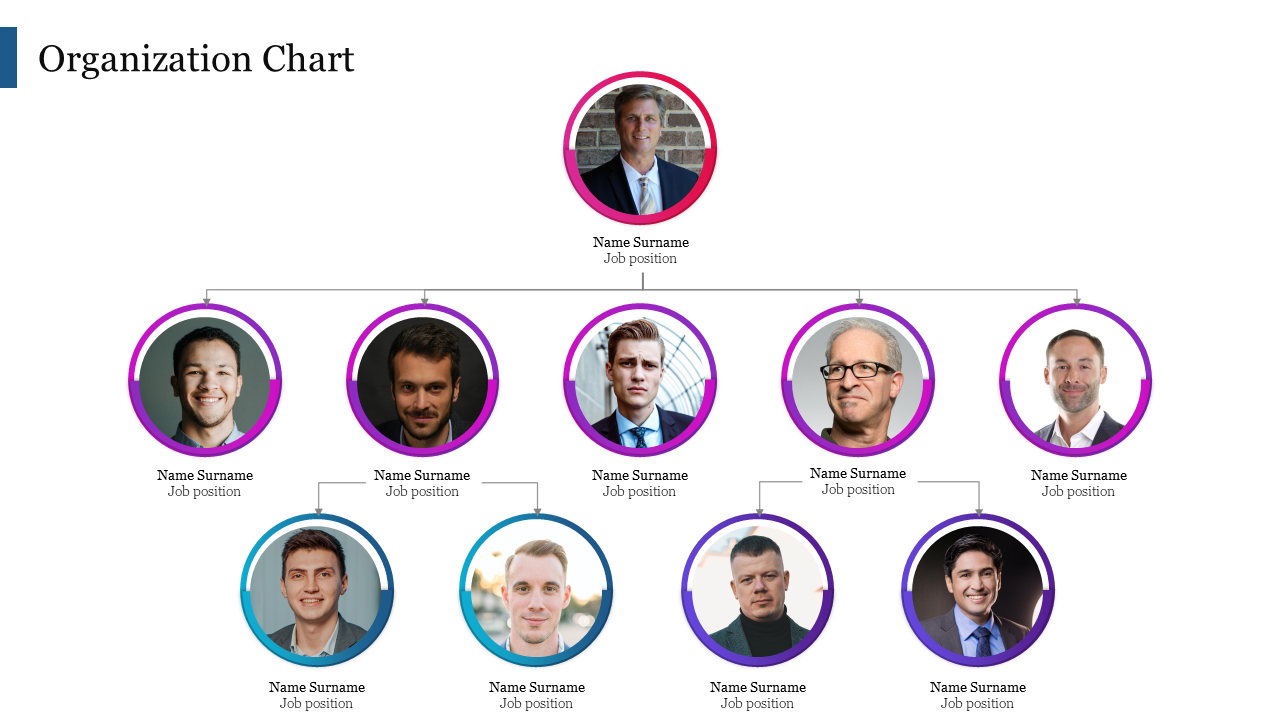 Effective Organization Chart Infographic Template Slide 